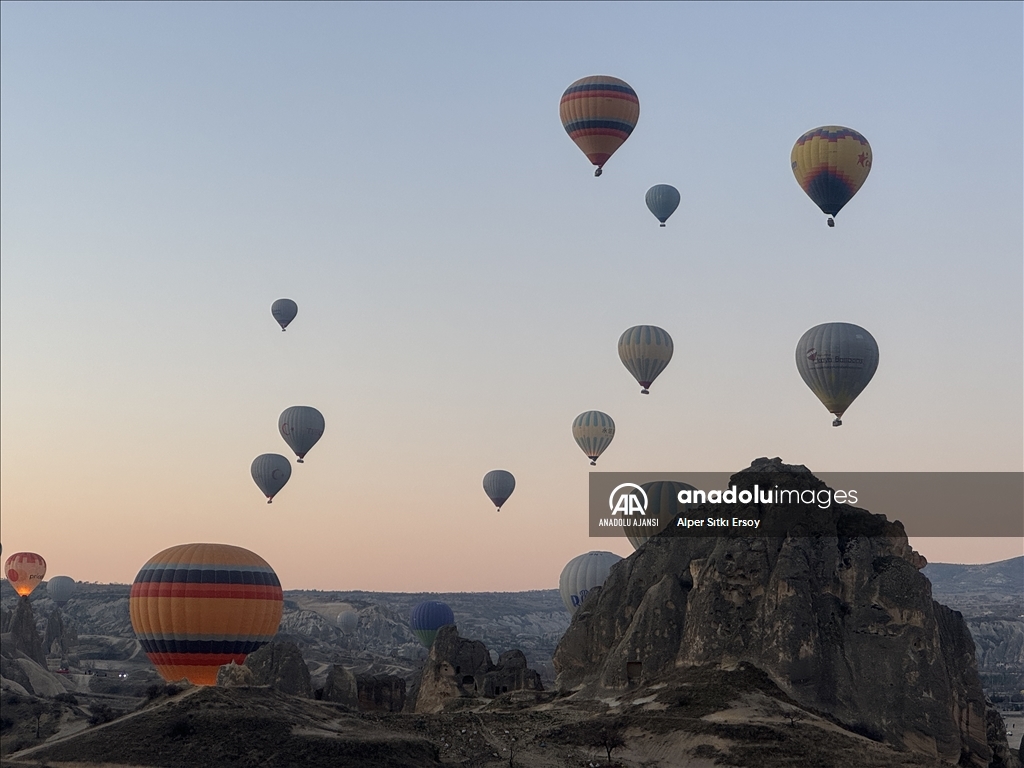 Göreme’de gökyüzü her mevsim rengarenk