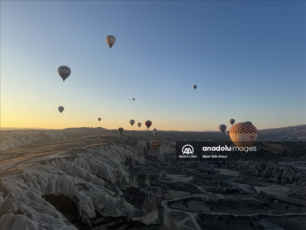 Göreme’de gökyüzü her mevsim rengarenk