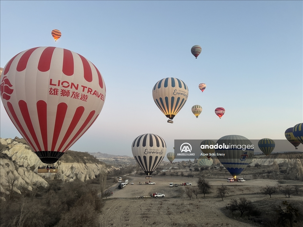 Göreme’de gökyüzü her mevsim rengarenk