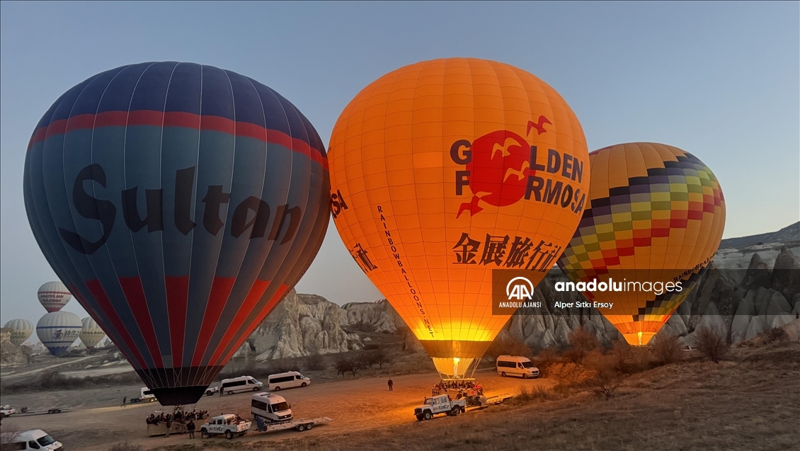 Göreme’de gökyüzü her mevsim rengarenk
