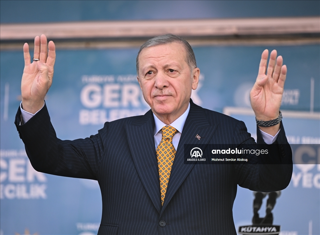Cumhurbaşkanı Recep Tayyip Erdoğan, Kütahya'da