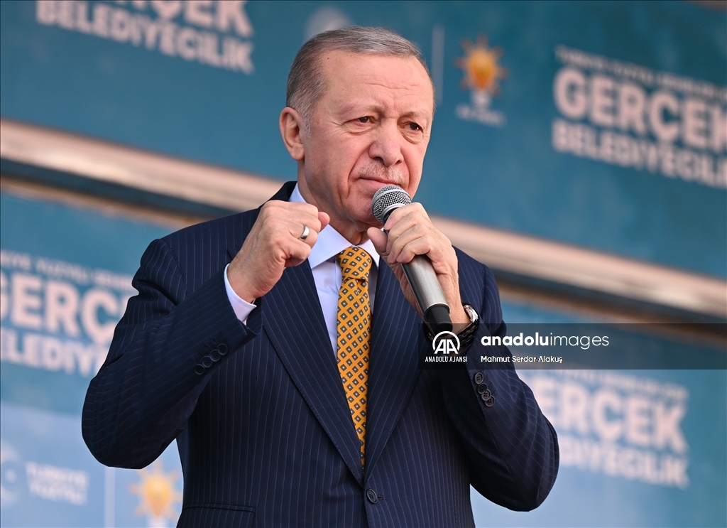 Cumhurbaşkanı Recep Tayyip Erdoğan, Kütahya'da