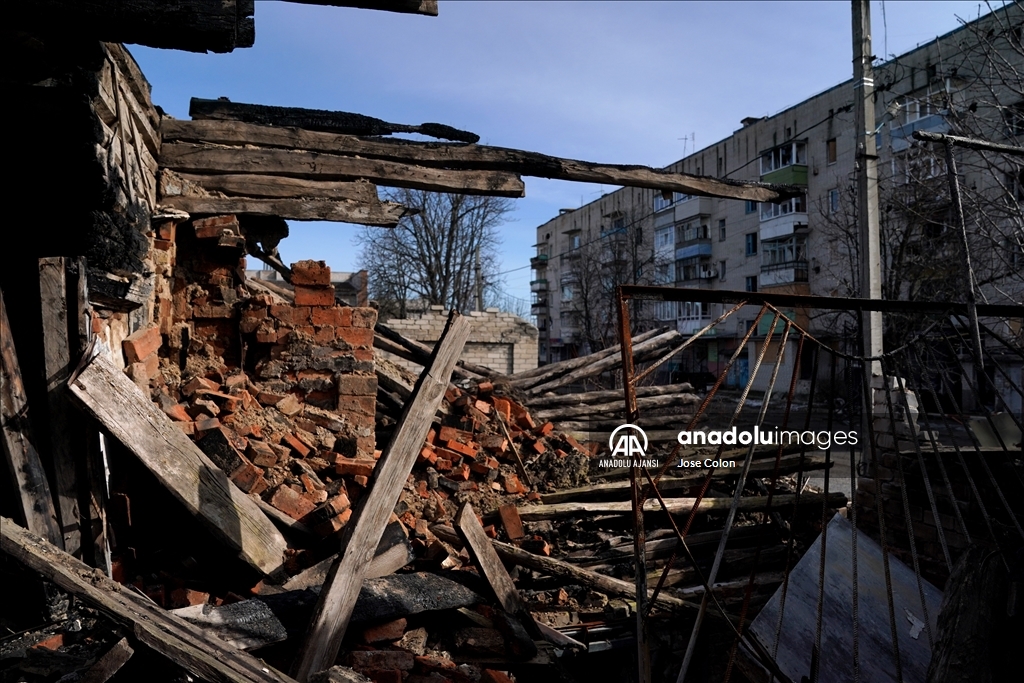 Rus saldırılarının ardından Ukrayna'nın Kupiansk kenti