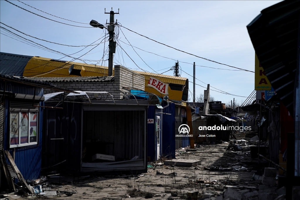 Rus saldırılarının ardından Ukrayna'nın Kupiansk kenti