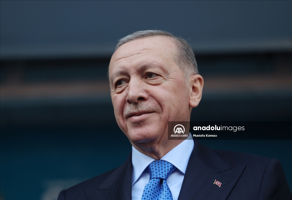 Cumhurbaşkanı Erdoğan, partisinin Muğla mitingine katıldı