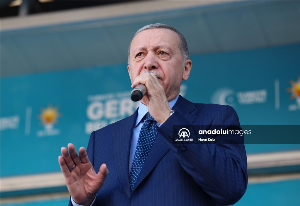 Cumhurbaşkanı ve AK Parti Genel Başkanı Erdoğan, Mersin'de