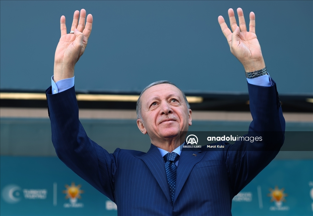 Cumhurbaşkanı ve AK Parti Genel Başkanı Erdoğan, Mersin'de
