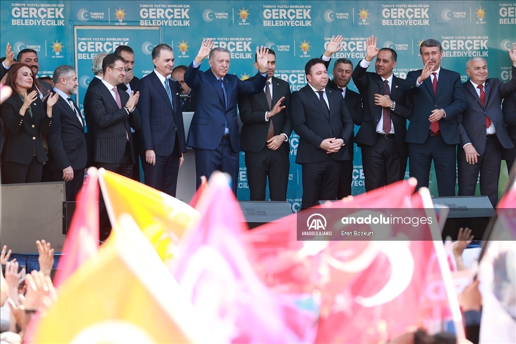Cumhurbaşkanı ve AK Parti Genel Başkanı Erdoğan, Mersin'de