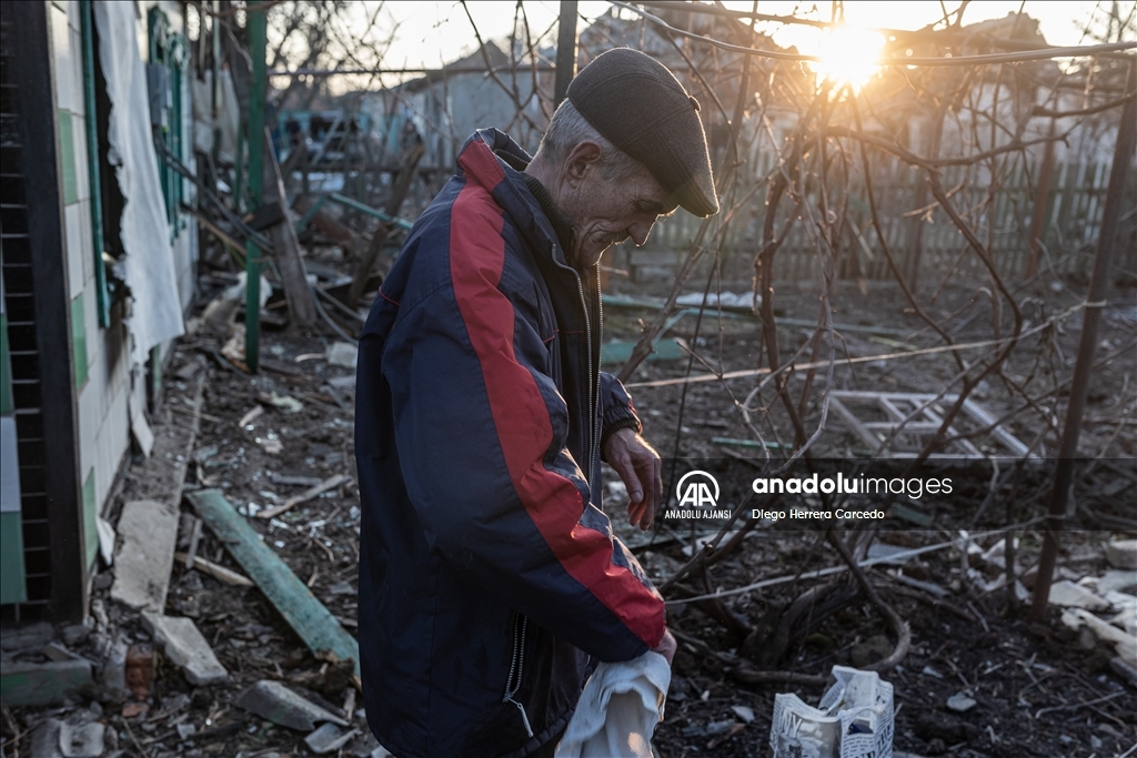 Ukrayna'nın Kostiantynivka kentinde savaşın izleri Anadolu Ajansı