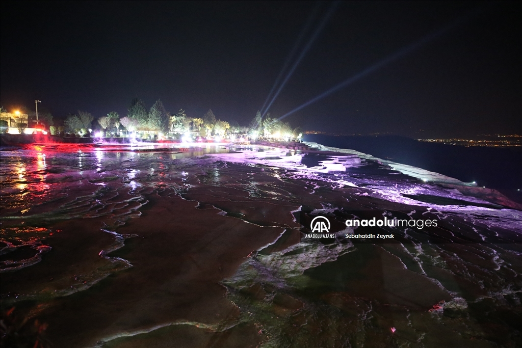 Denizli Hierapolis ören yerinde gece müzeciliğinin tanıtımı yapıldı