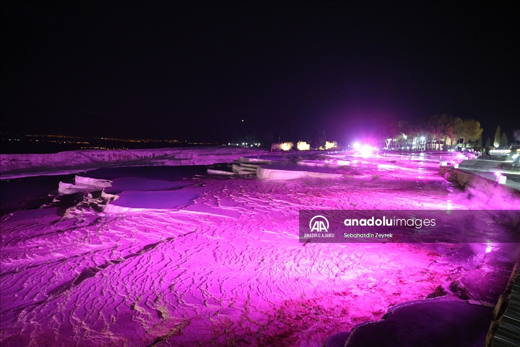 Denizli Hierapolis ören yerinde gece müzeciliğinin tanıtımı yapıldı