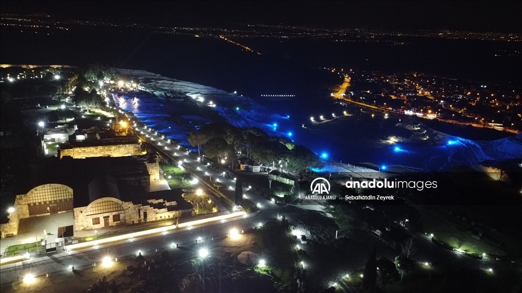 Denizli Hierapolis ören yerinde gece müzeciliğinin tanıtımı yapıldı