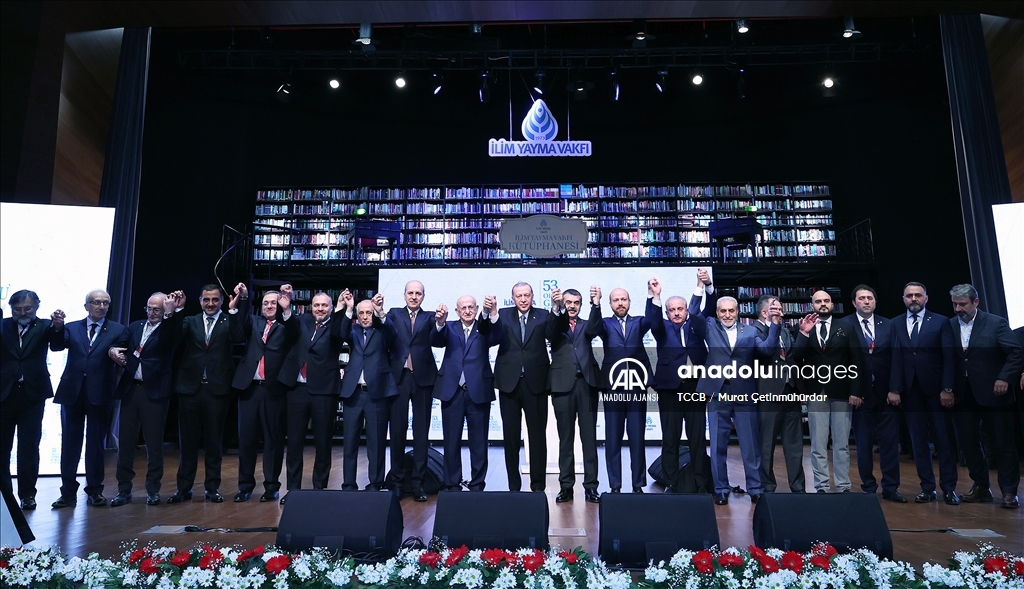 Cumhurbaşkanı Erdoğan, İlim Yayma Vakfı 53. Olağan Genel Kurulu'na katıldı