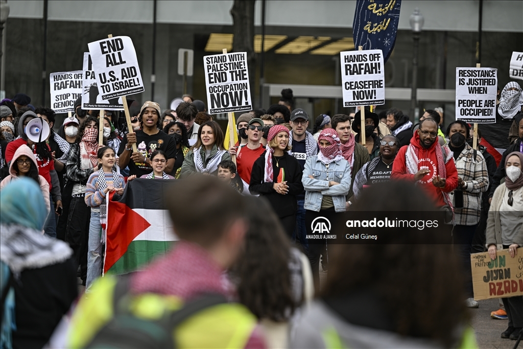 Washington'da Dünya Kadınlar Günü kapsamında gösteri düzenlendi