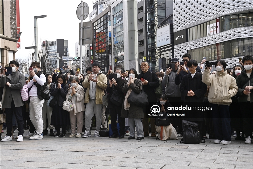 Büyük Doğu Japonya depreminde hayıtını kaybedenler 13. yılında anıldı