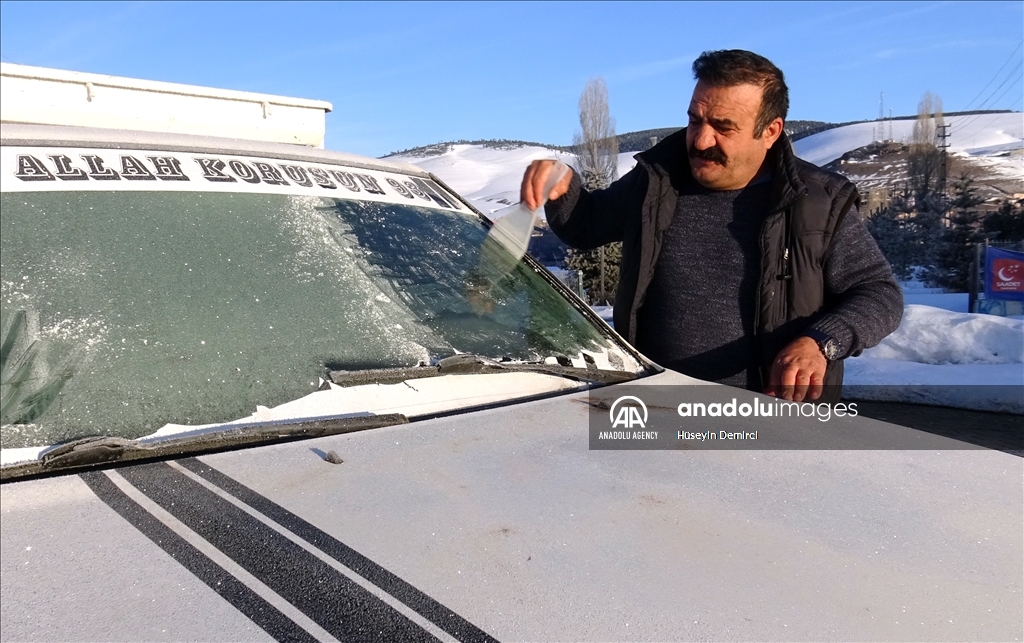 На турецкий Карс обрушились морозы