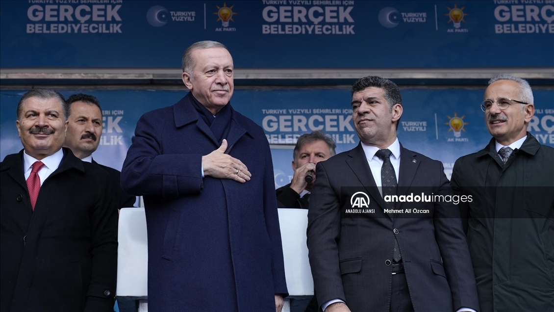Cumhurbaşkanı ve AK Parti Genel Başkanı Erdoğan, Ağrı'da