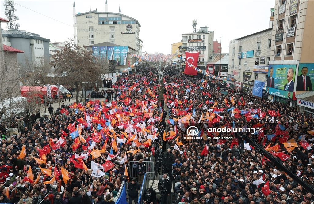 Cumhurbaşkanı ve AK Parti Genel Başkanı Erdoğan, Ağrı'da