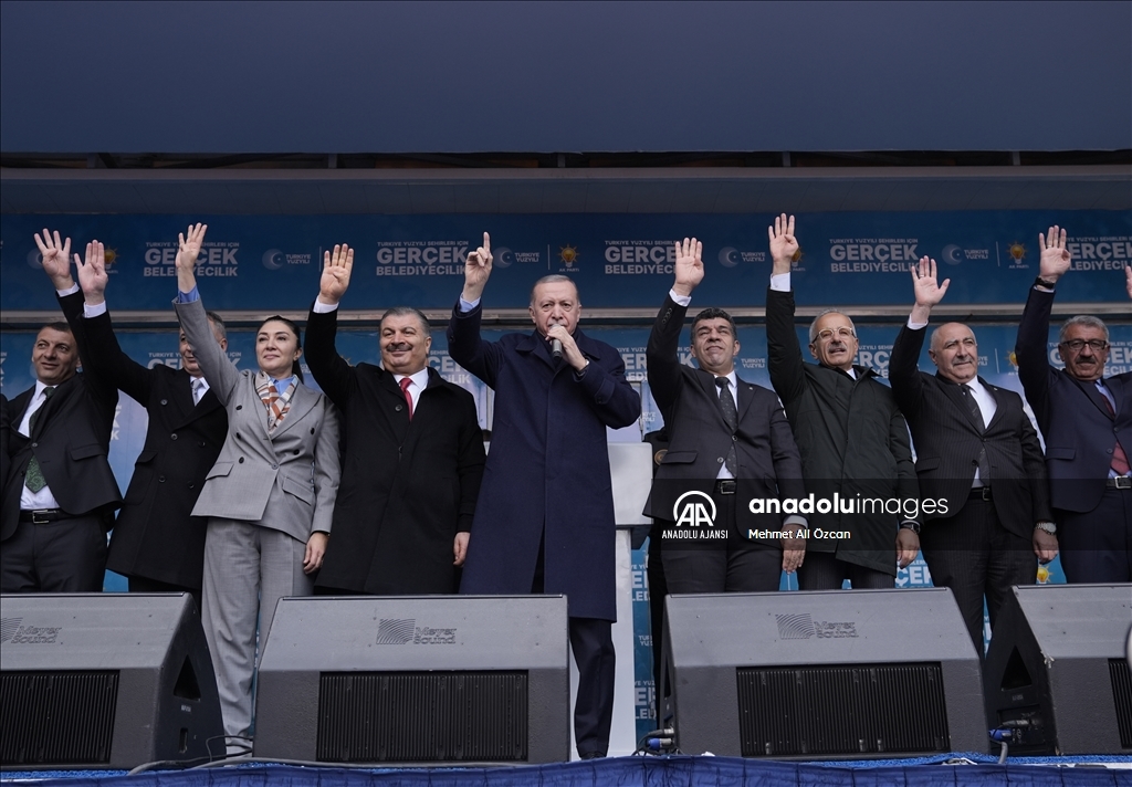Cumhurbaşkanı ve AK Parti Genel Başkanı Erdoğan, Ağrı'da
