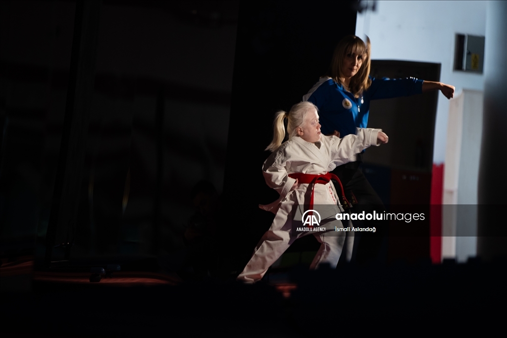 Albinism patient Beyza aspires European championship in karate