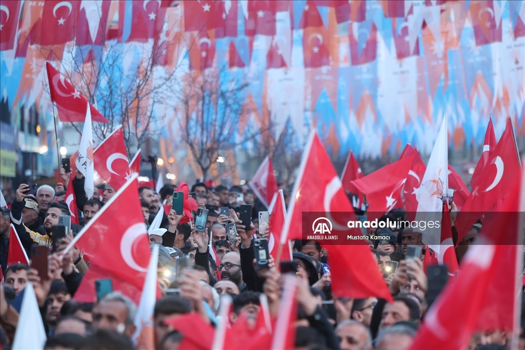 Cumhurbaşkanı ve AK Parti Genel Başkanı Erdoğan, Hakkari'de