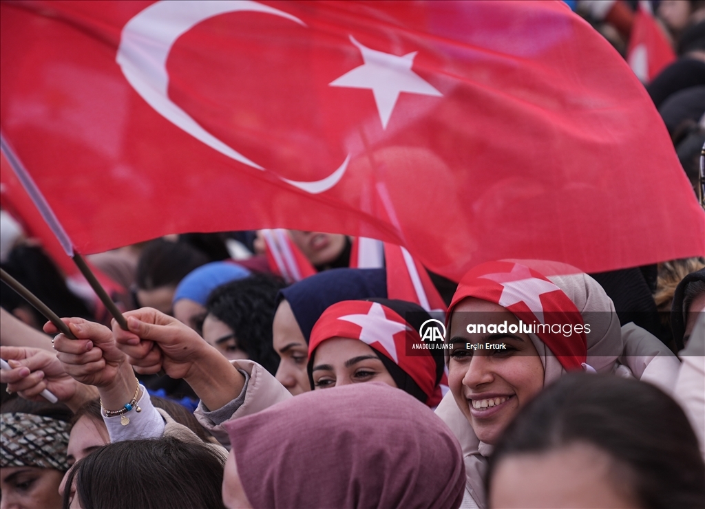 AK Parti'nin Hakkari mitingi