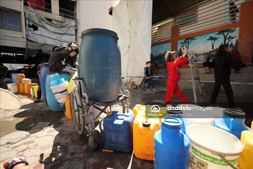 Water shortage continues in Gaza amid Israeli attacks
