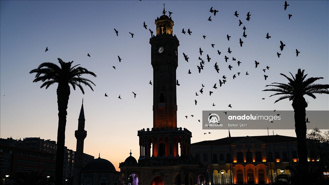İzmir'de gün doğumu