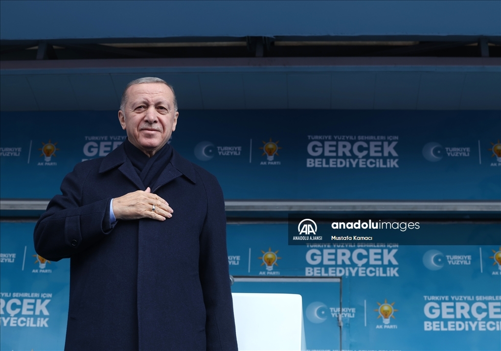 Cumhurbaşkanı ve AK Parti Genel Başkanı Erdoğan, Erzurum'da