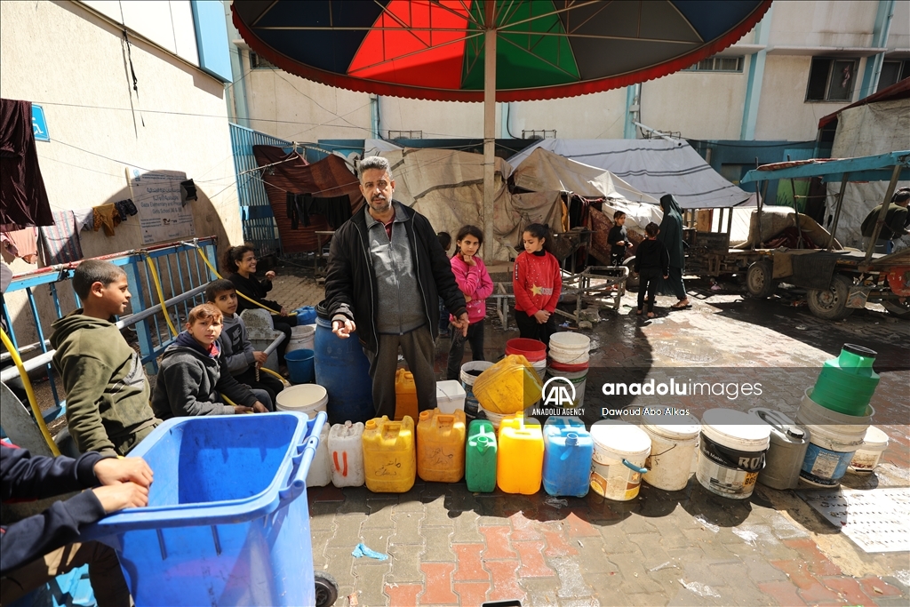 Water shortage continues in Gaza amid Israeli attacks