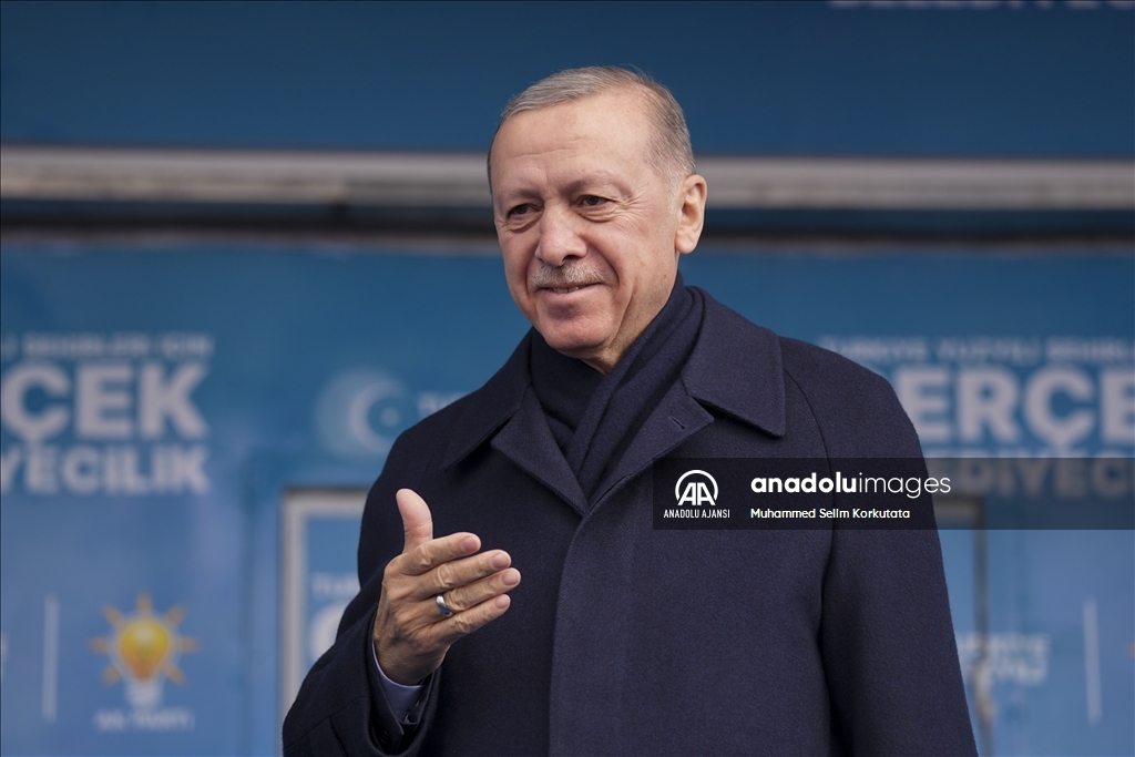 Cumhurbaşkanı ve AK Parti Genel Başkanı Erdoğan, partisinin Erzurum mitinginde konuştu