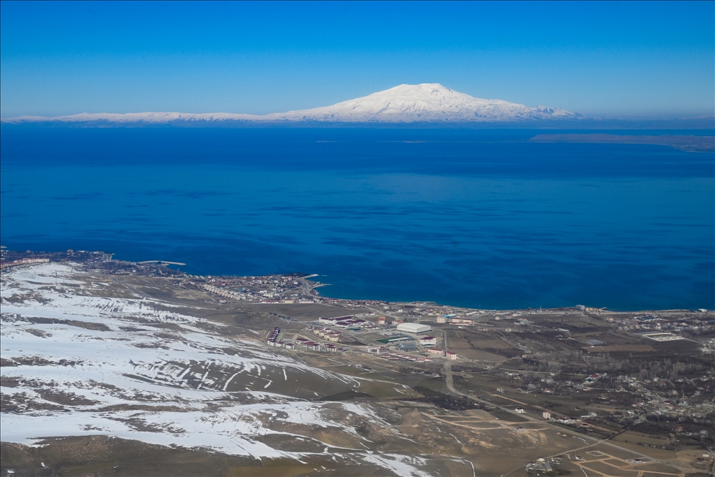 Van'ın güzellikleri havadan fotoğraflandı