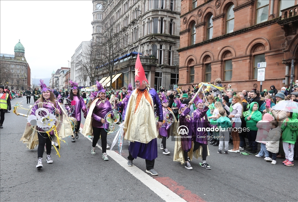 Kuzey İrlanda'da Aziz Patrick Günü kutlamaları