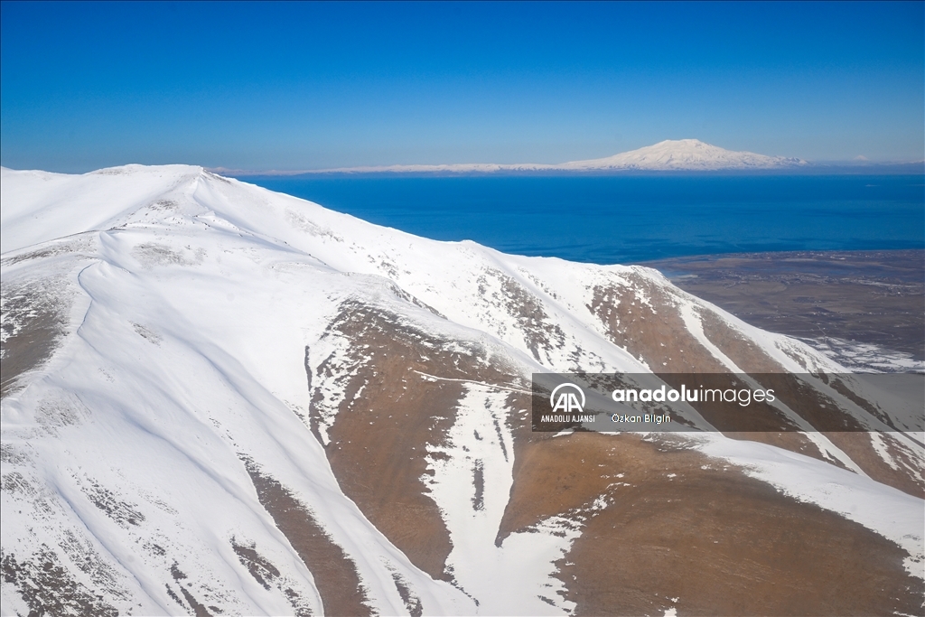 Van'ın güzellikleri havadan fotoğraflandı
