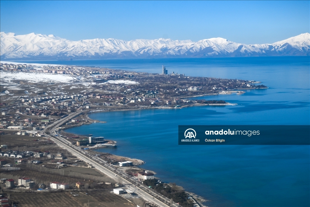 Van'ın güzellikleri havadan fotoğraflandı