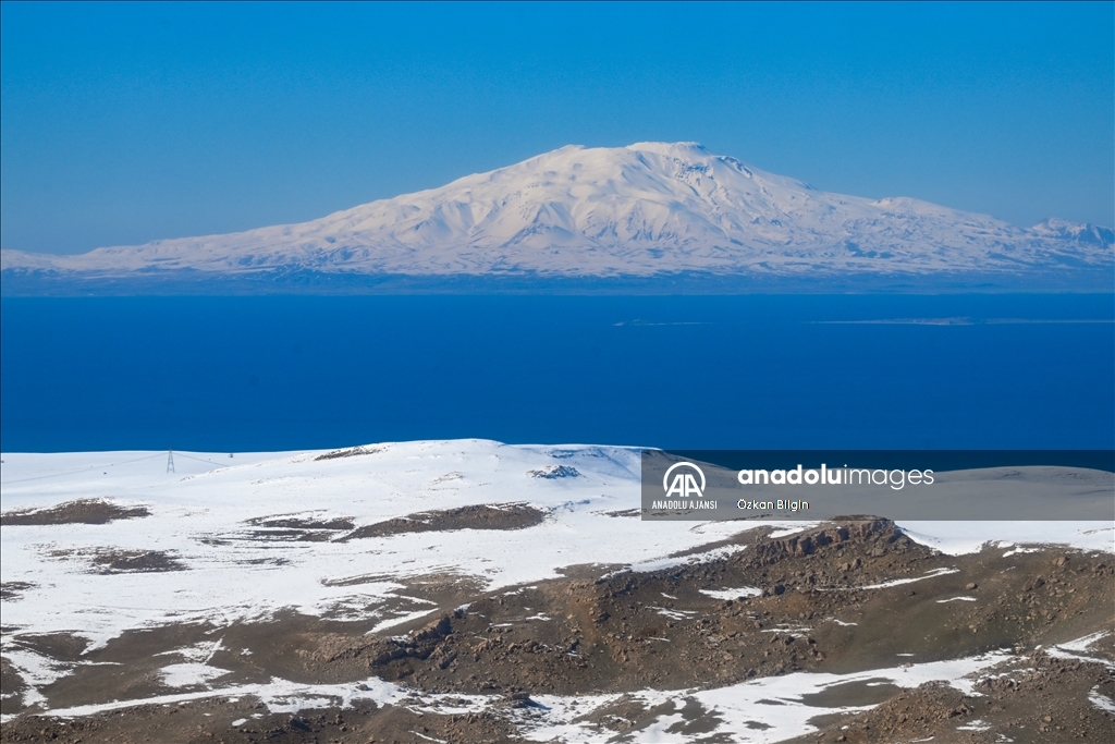 Van'ın güzellikleri havadan fotoğraflandı