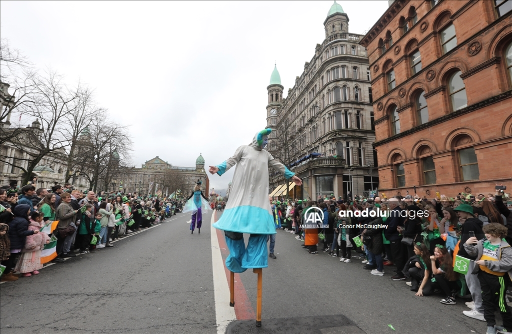 Kuzey İrlanda'da Aziz Patrick Günü kutlamaları