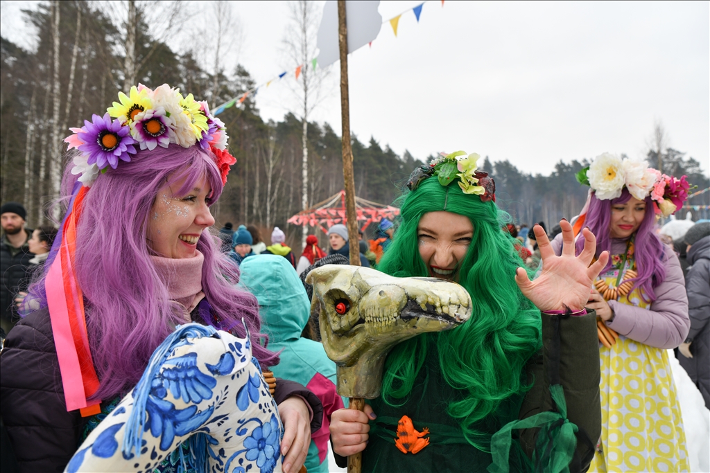 Moskova'da halk festivali 'Maslenitsa' başladı