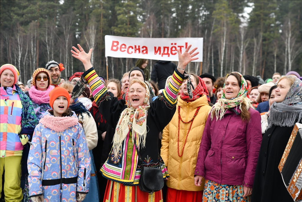 Moskova'da halk festivali 'Maslenitsa' başladı