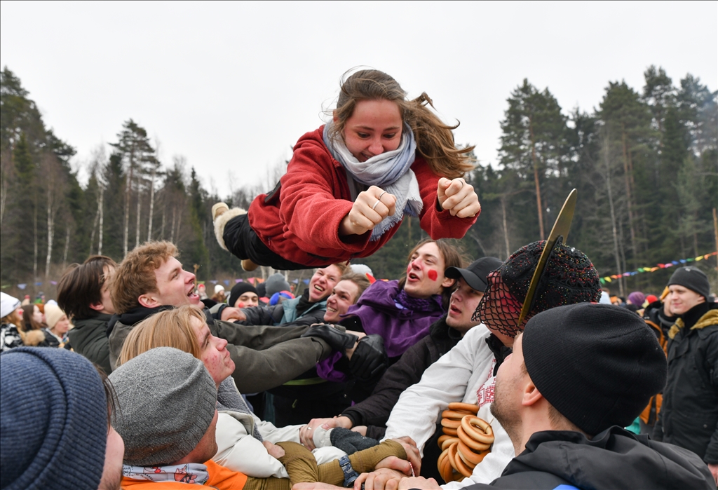 Moskova'da halk festivali 'Maslenitsa' başladı