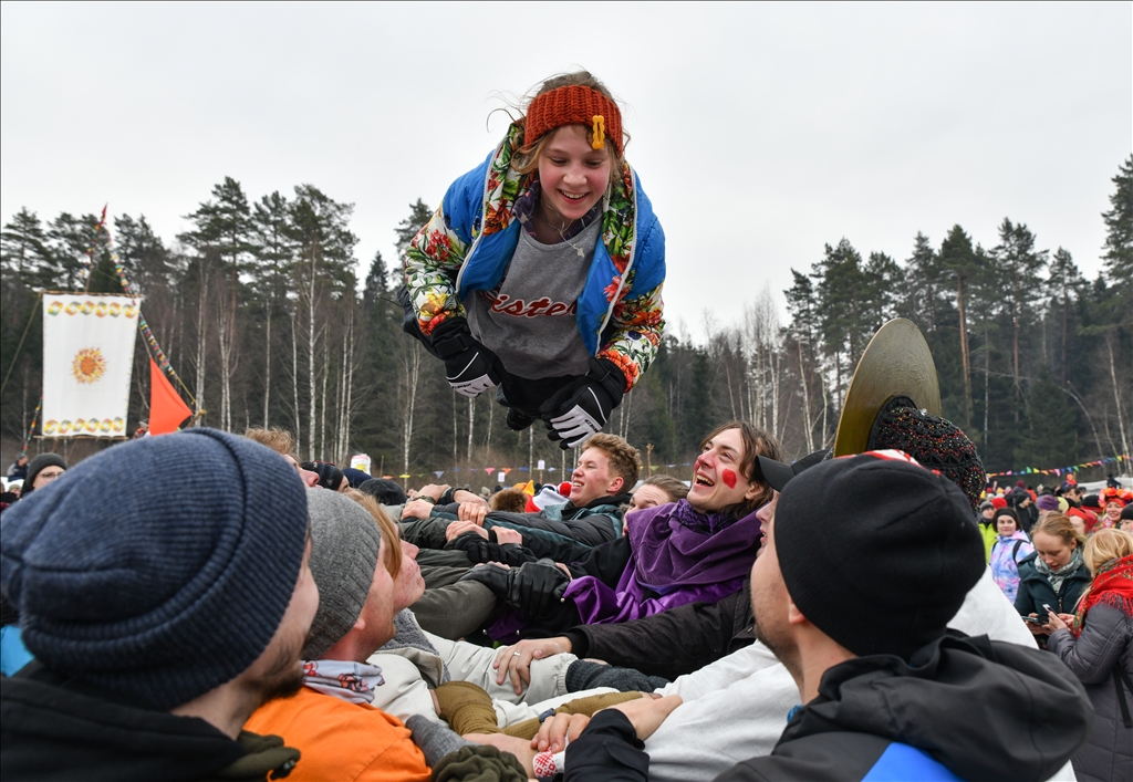 Moskova'da halk festivali 'Maslenitsa' başladı