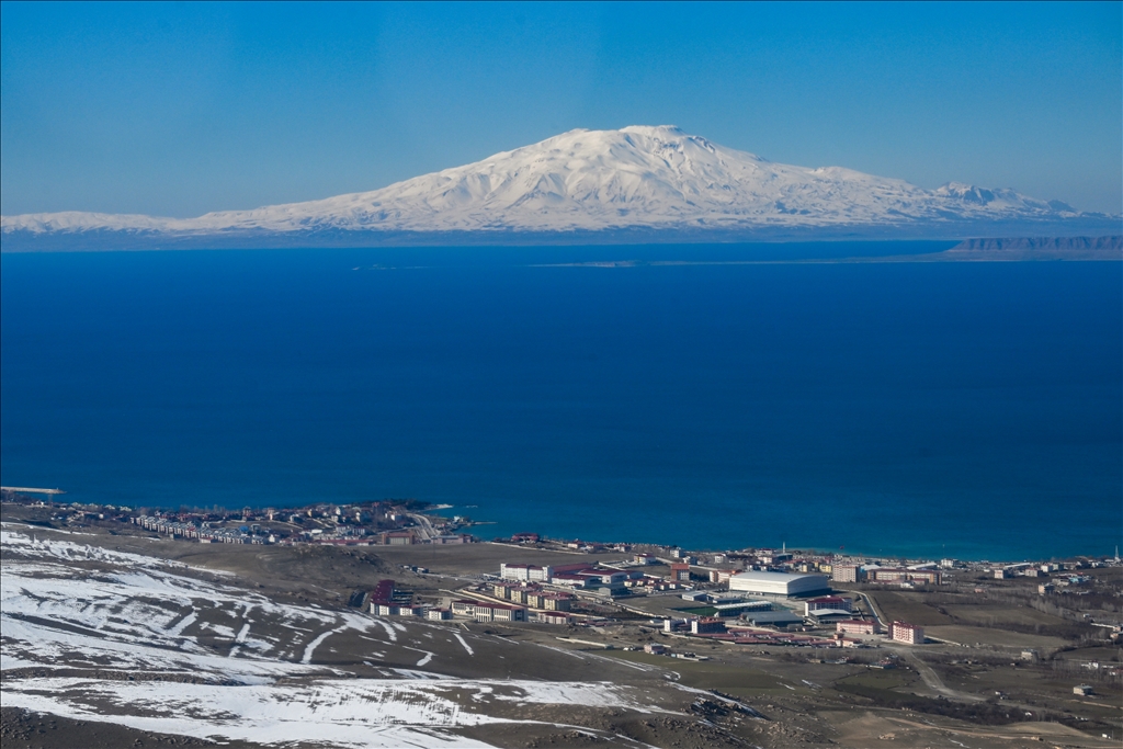 Van'ın güzellikleri havadan fotoğraflandı