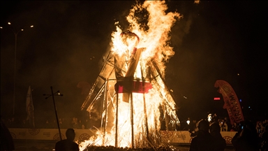 Kiev'de halk festivali 'Maslenitsa' kutlandı