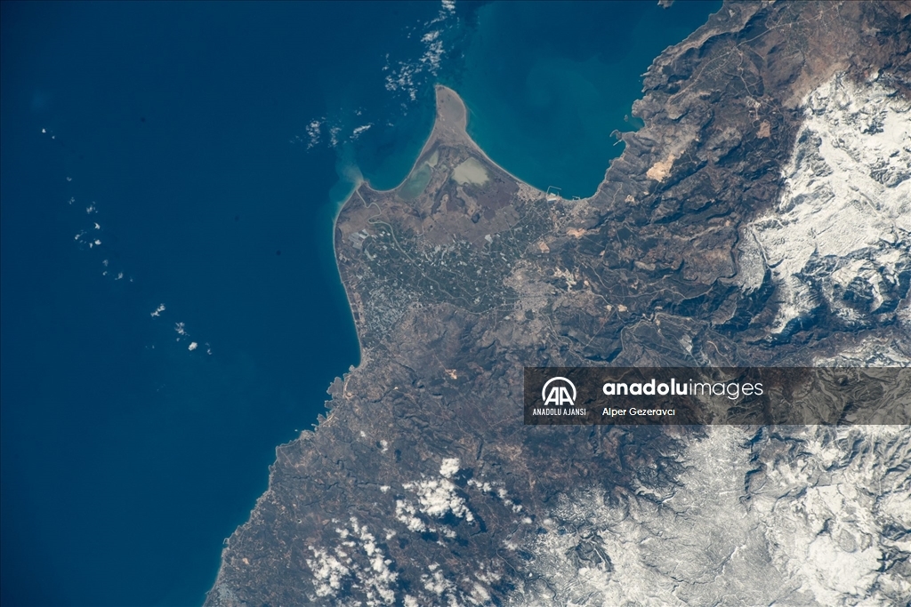 Türkiye'nin ilk astronotu Gezeravcı, uzaydan çektiği Silifke fotoğraflarını paylaştı