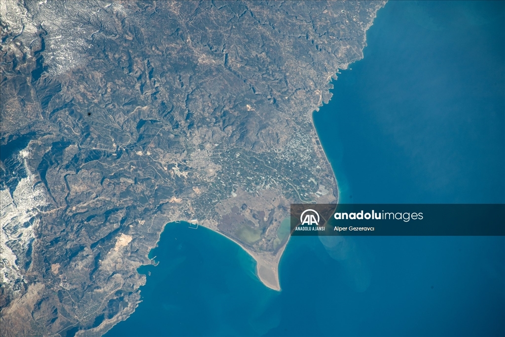 Türkiye'nin ilk astronotu Gezeravcı, uzaydan çektiği Silifke fotoğraflarını paylaştı