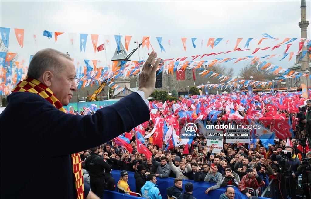 Cumhurbaşkanı ve AK Parti Genel Başkanı Erdoğan, Kayseri’de