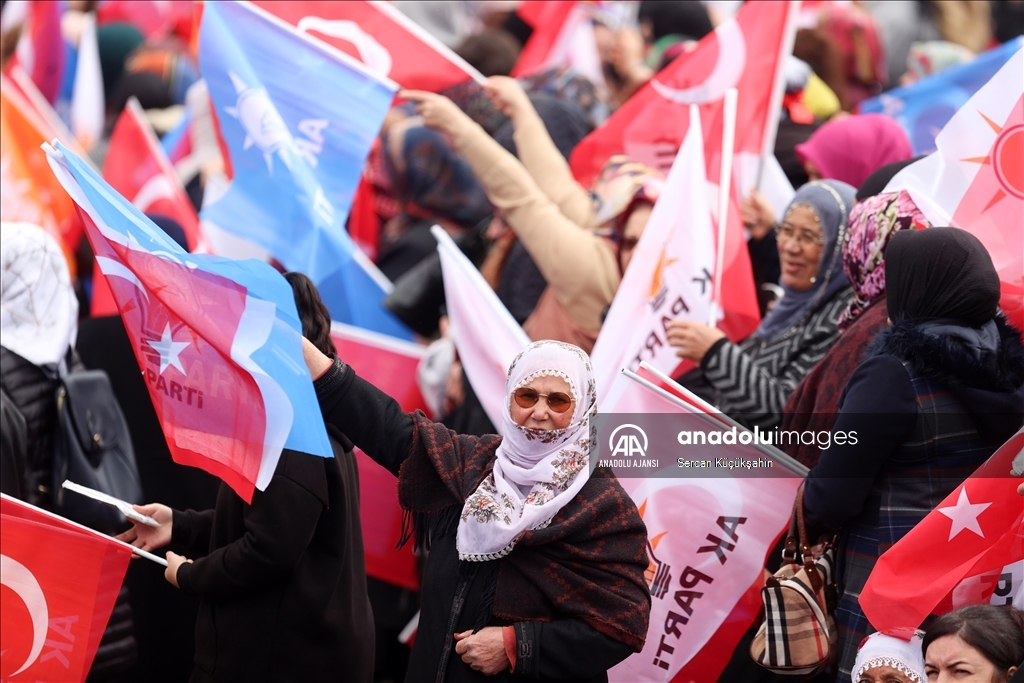 AK Parti'nin Kayseri mitingi