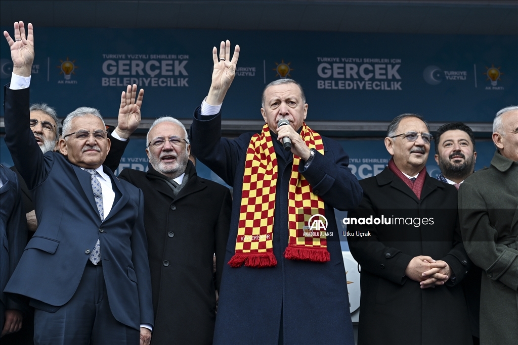 Cumhurbaşkanı ve AK Parti Genel Başkanı Erdoğan, Kayseri’de