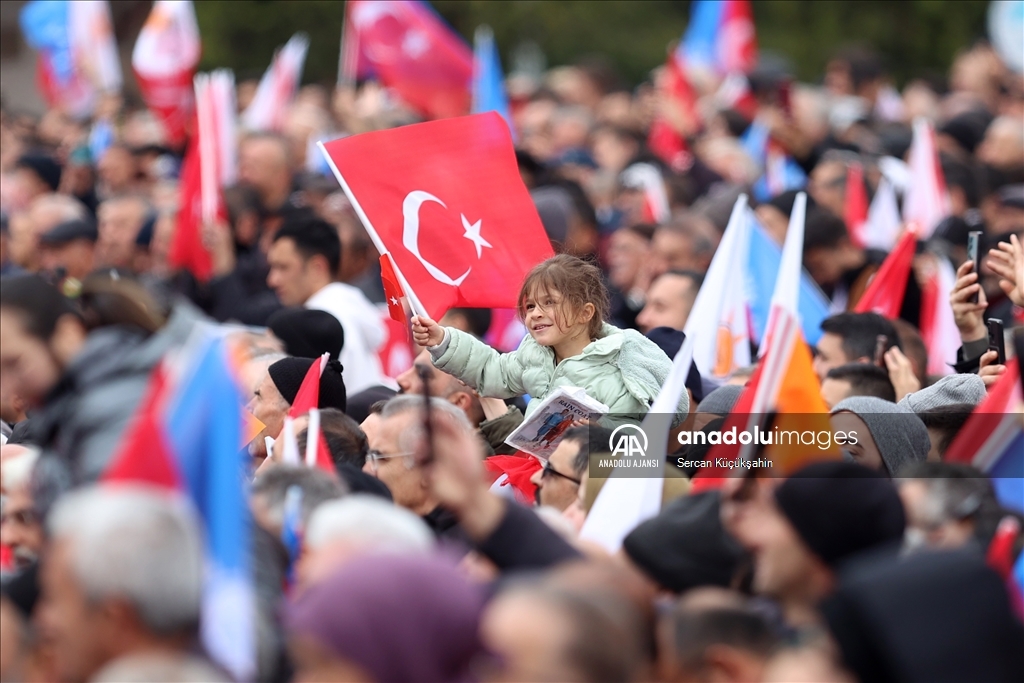 AK Parti'nin Kayseri mitingi