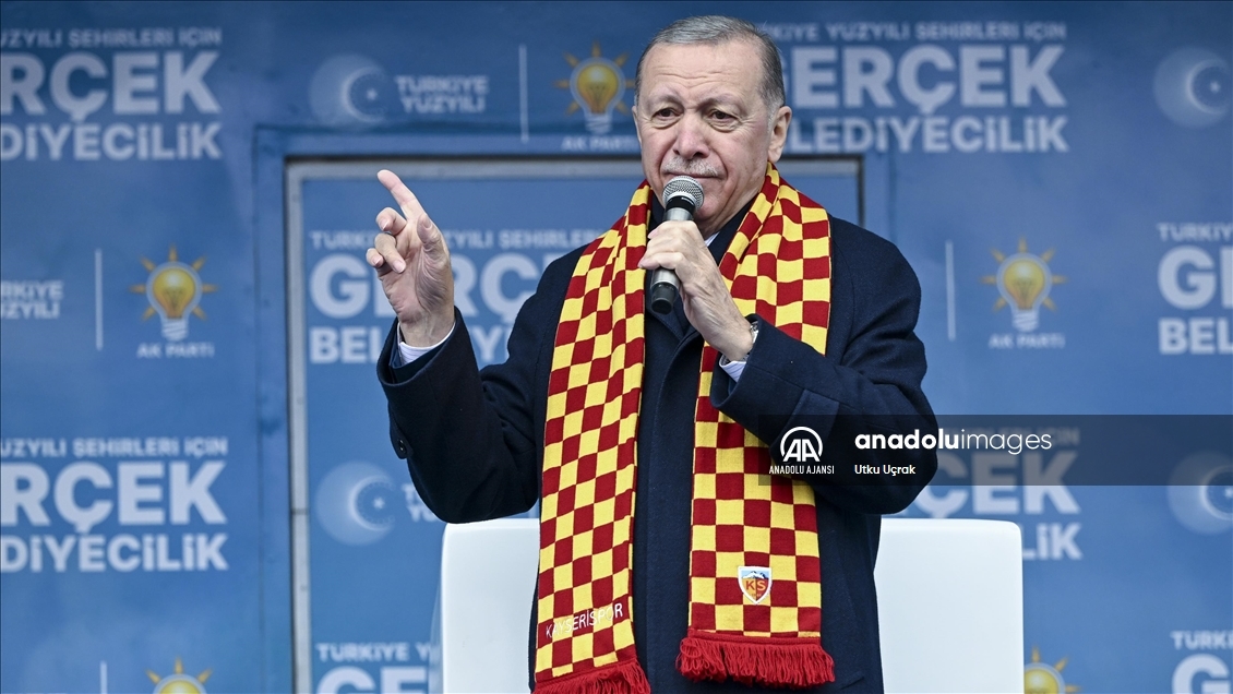 Cumhurbaşkanı ve AK Parti Genel Başkanı Erdoğan, Kayseri’de